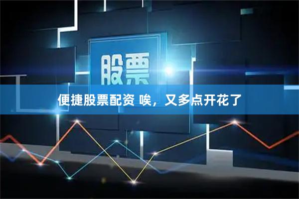 便捷股票配资 唉,又多点开花了